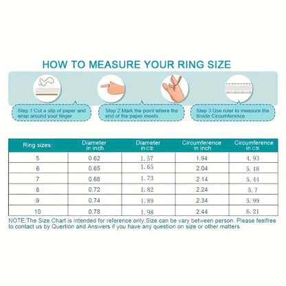 Elegant Sparkling Cubic Zirconia Silver Plating Band Ring