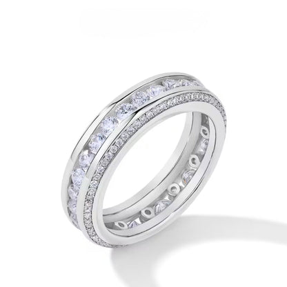 Zirconia Trail Gold Ring