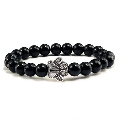 Bracelet with beaded paws