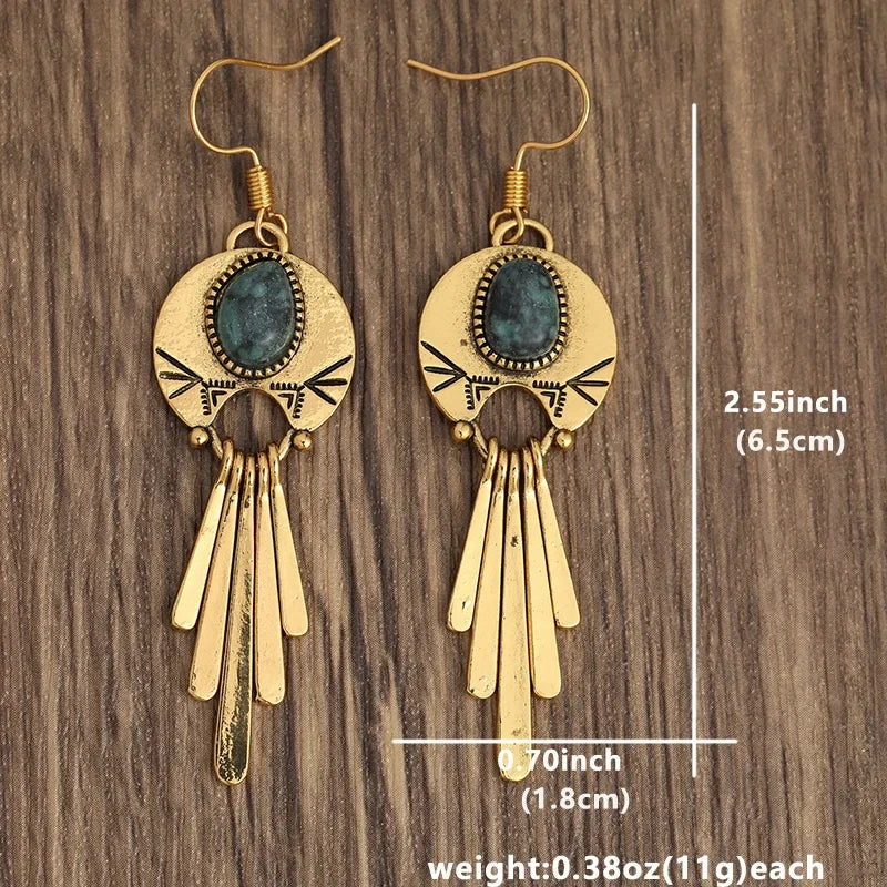 Retro Bohemian Long Earrings