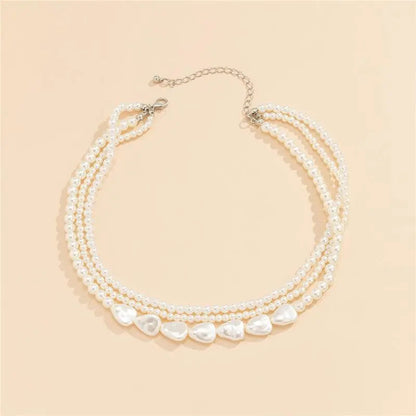 Multi-Strand Baroque Pearl Layered Necklace