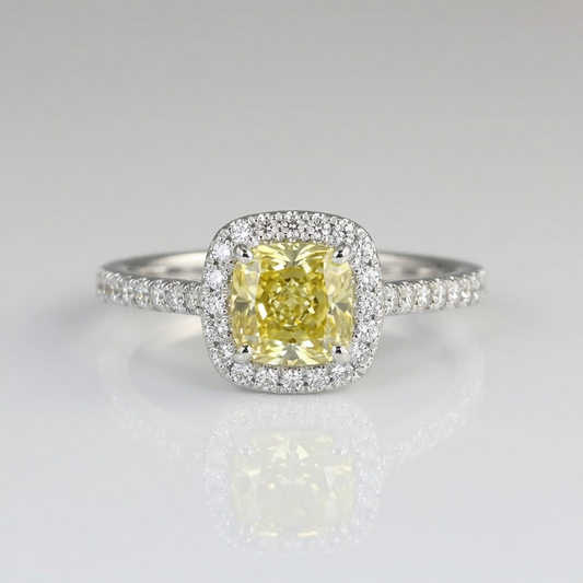 Vintage Style Adjustable Open Design Olive Green Zirconia Ring