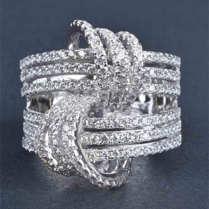 Multi-Row Knot Ring