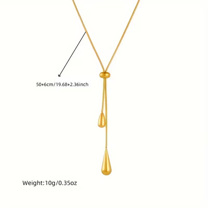 Golden Jewelry Dangle Set
