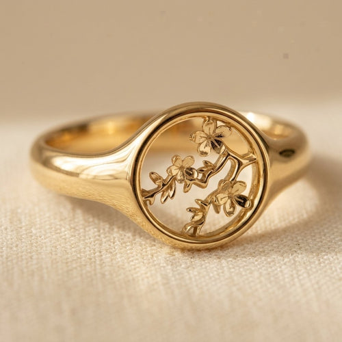Flower Tree Vine Rings