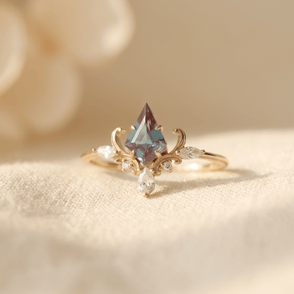 Victorian Crown Gold Sterling Silver Ring
