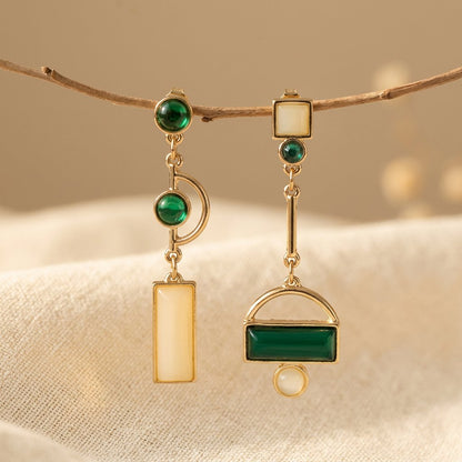 Asymmetrical Geometric Earrings