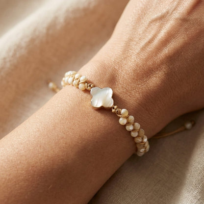 Bohemian Braided Shell Bracelet