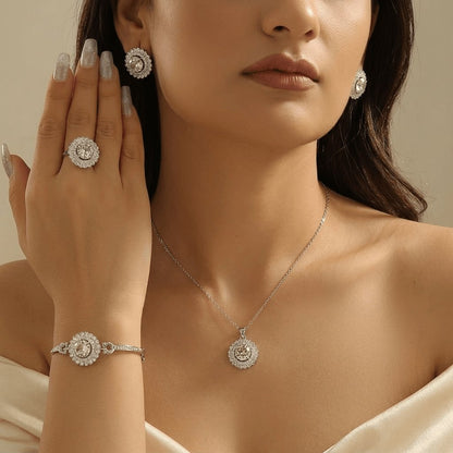 Geometric Round Bohemian Jewelry Set