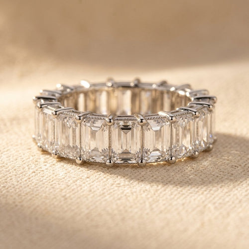 Vintage Cubic Zirconia April Birthstone Ring