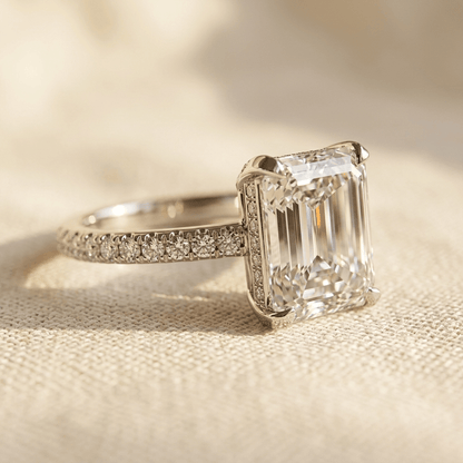 Luxurious Synthetic Zirconia Statement Ring
