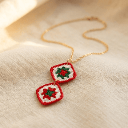 Vintage Bohemian Gold Pendant Necklace